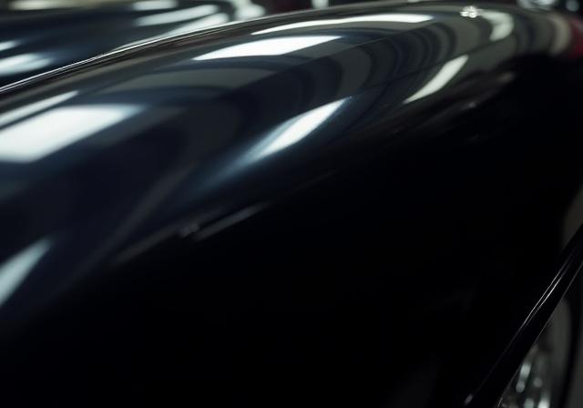 Same car paint looking like a mirror after correction